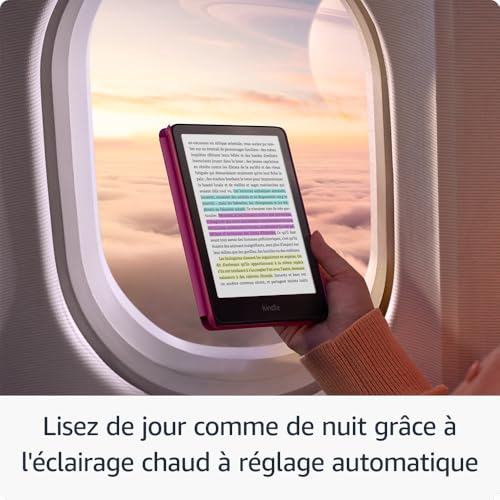 Detalle de Amazon Kindle Colorsoft Signature Edition (Nouvelle génération) – Écran couleur, autonomie prolongée et éclairage adaptatif