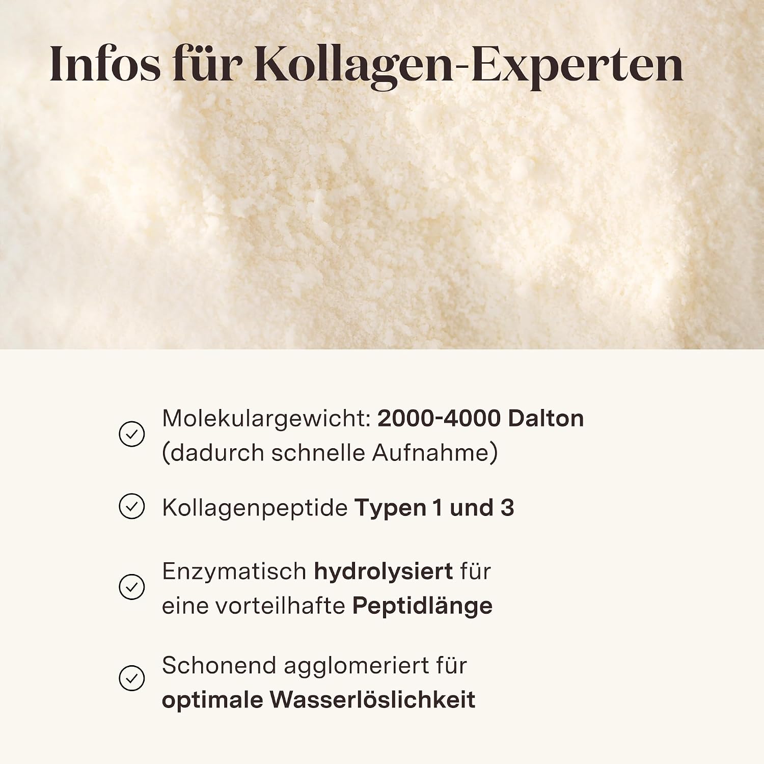 Thumbnail 5 de Glow25® Kollagen Pulver [450g] – Unser Original, neutraler Geschmack, löslich und rein