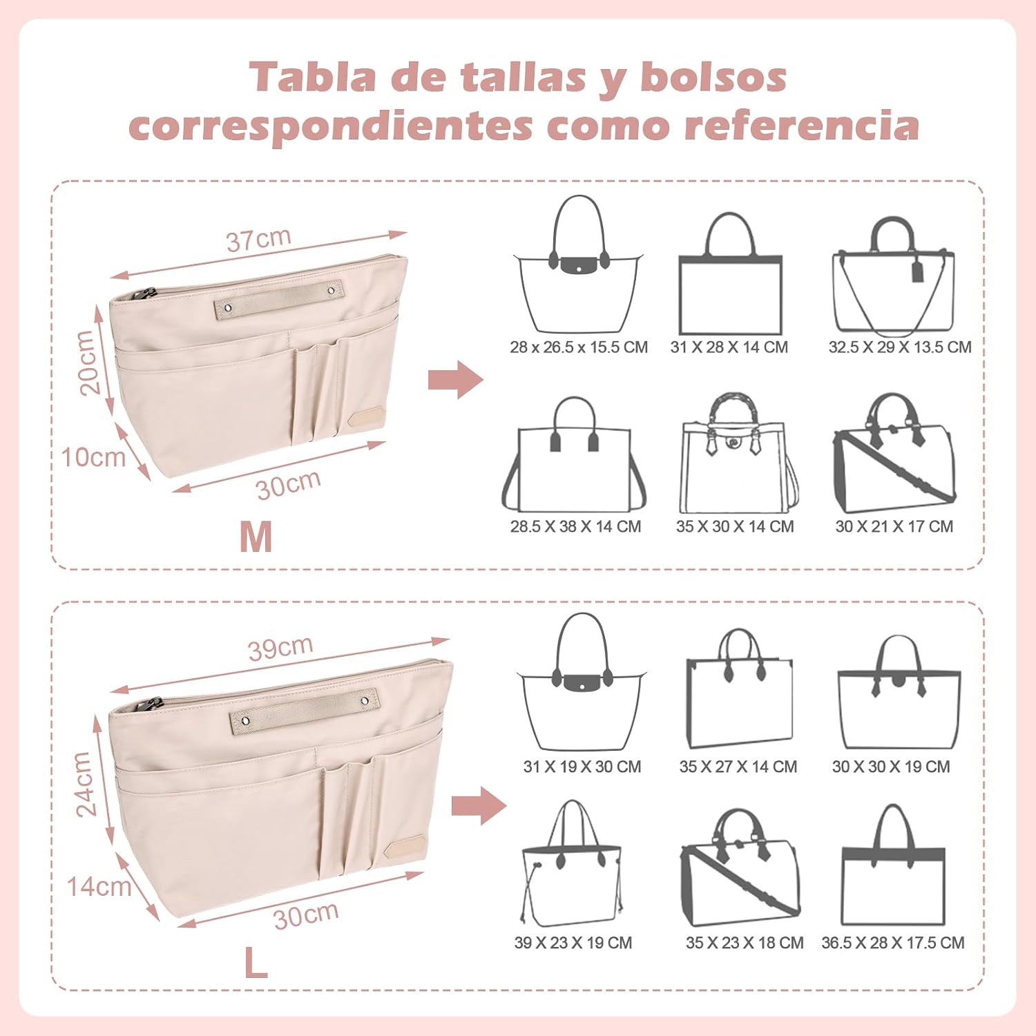 Thumbnail 5 de GADITIEK Organizador de Bolsos M 30x10x20 cm