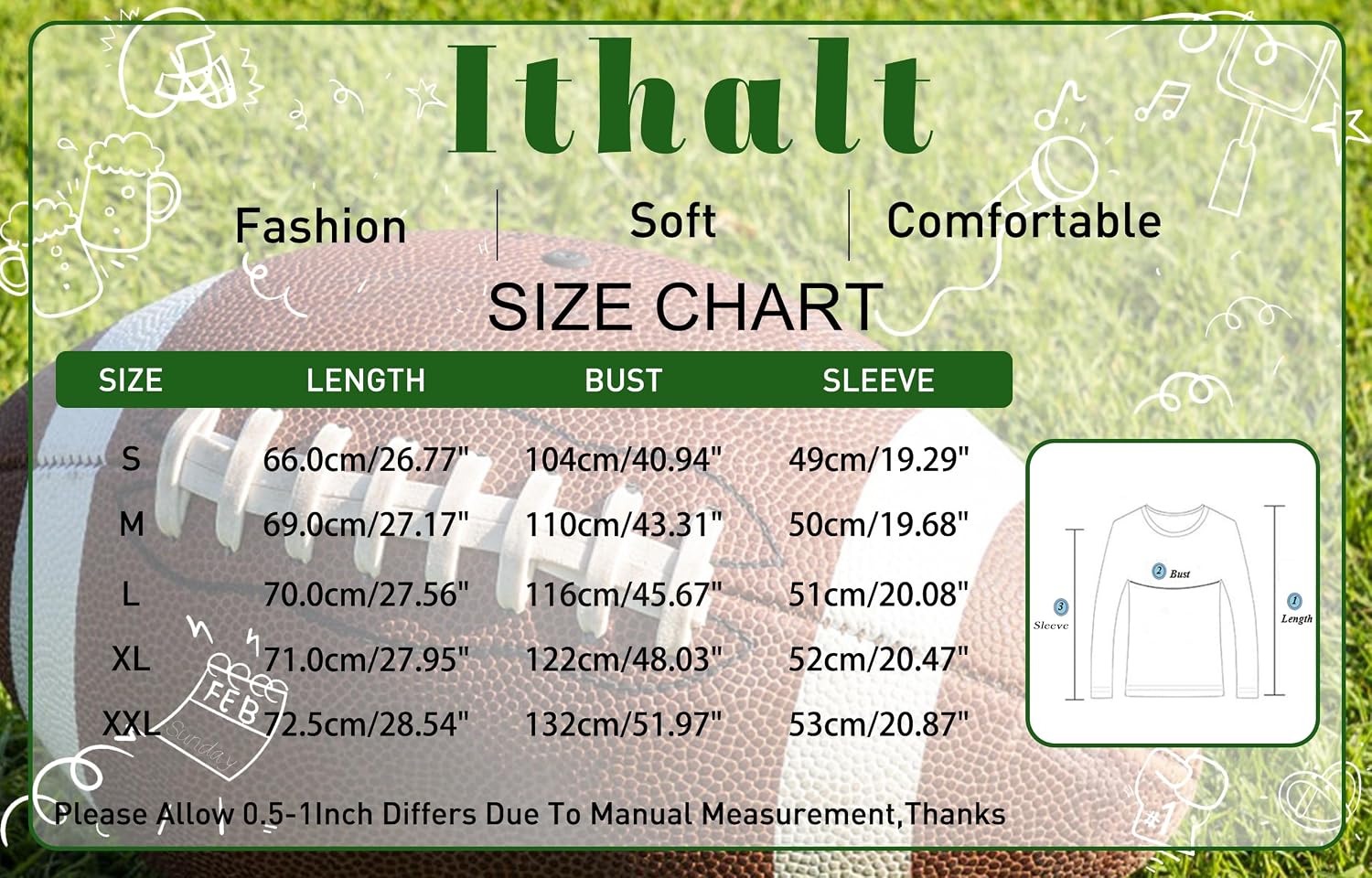 Thumbnail 6 de Ithalt Women's Sweatshirt, Long Sleeve