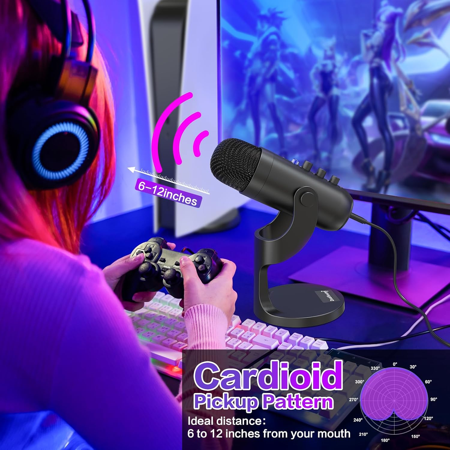 Thumbnail 5 de ZealSound K66 USB Podcast Microphone