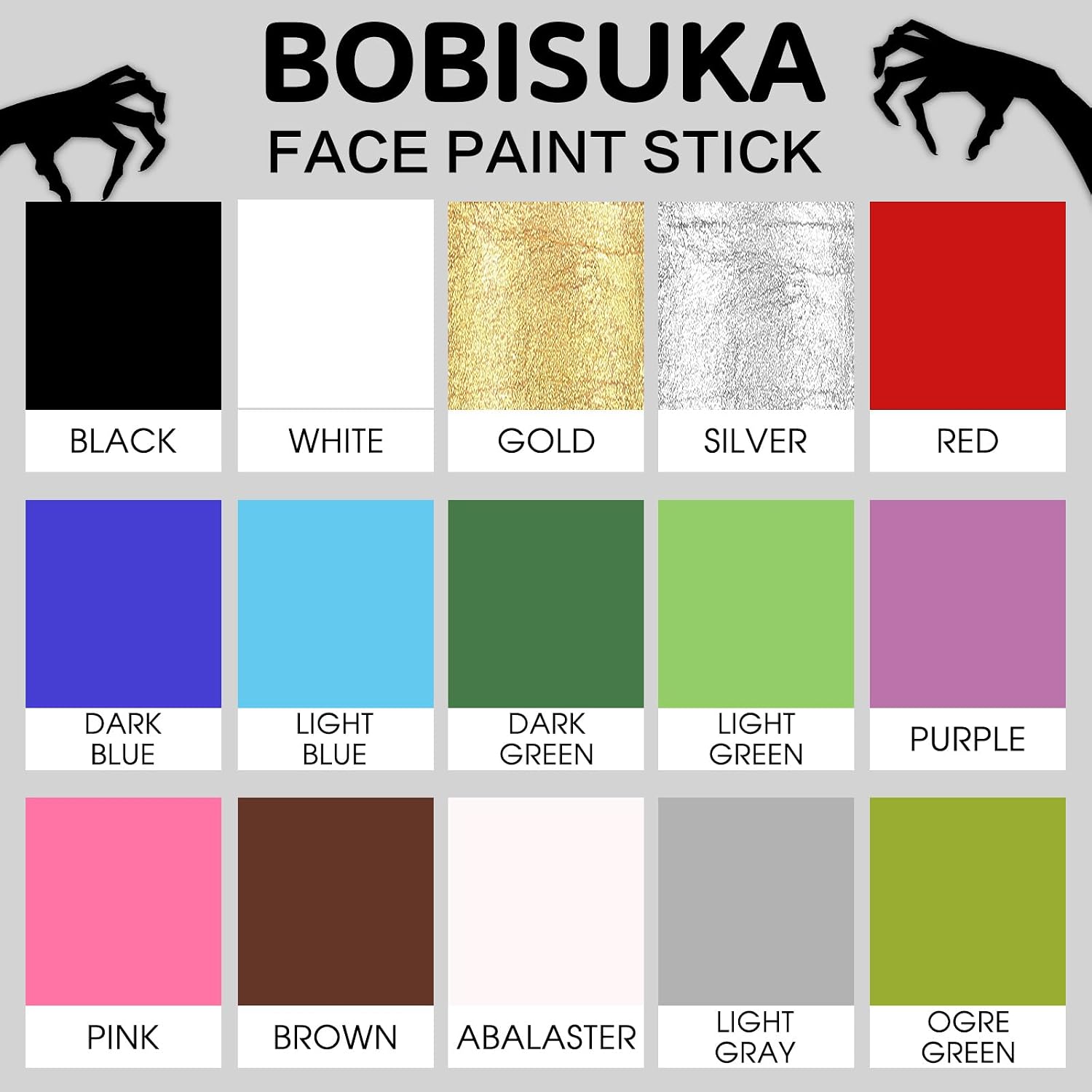 Thumbnail 3 de BOBISUKA Face Paint Stick in Metallic Gold