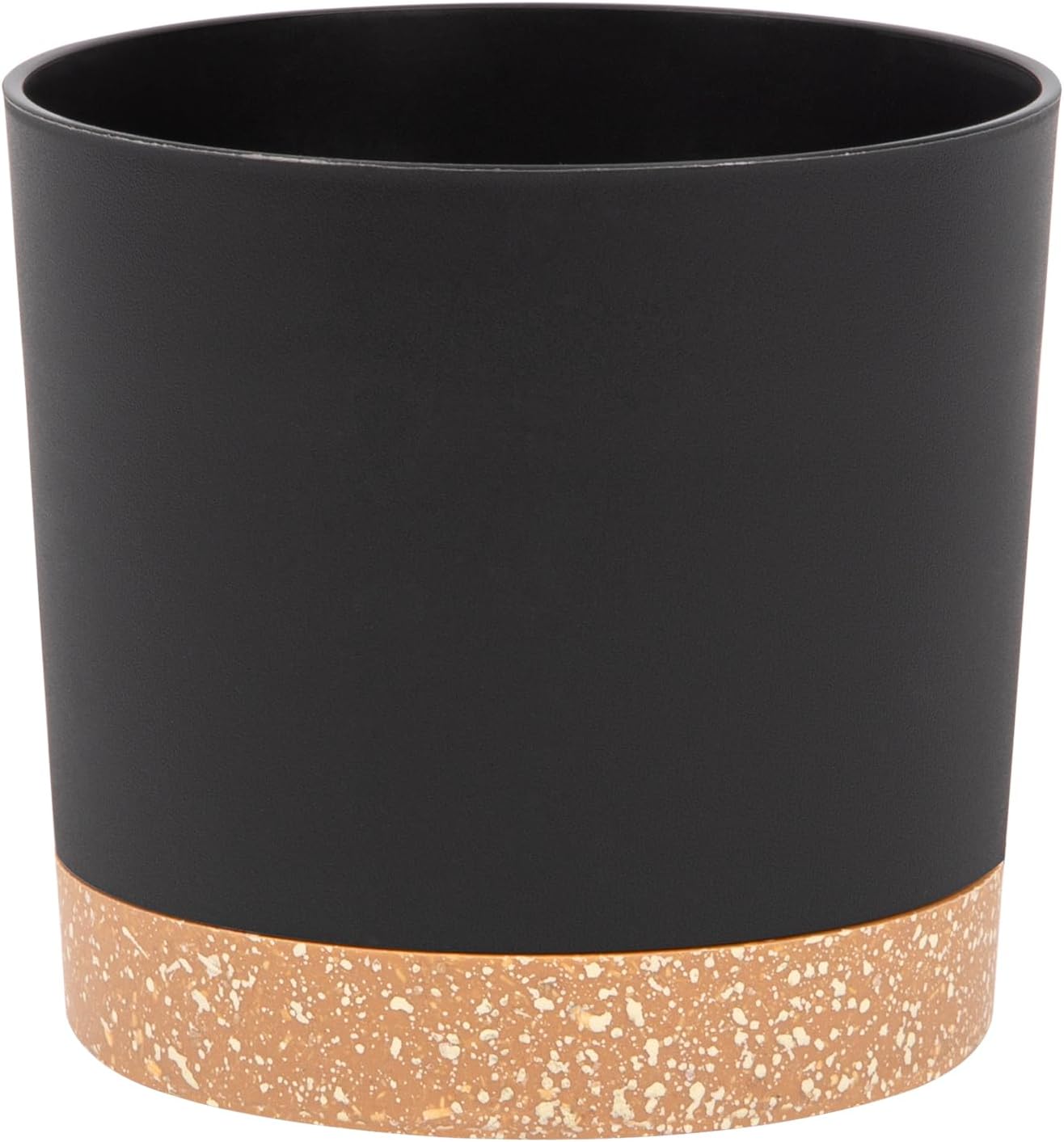 Thumbnail 6 de QCQHDU 20cm Plant Pot – 2 Pack for Indoor & Outdoor Use with Drainage Holes and Saucer (Dark Grey, 20cm)