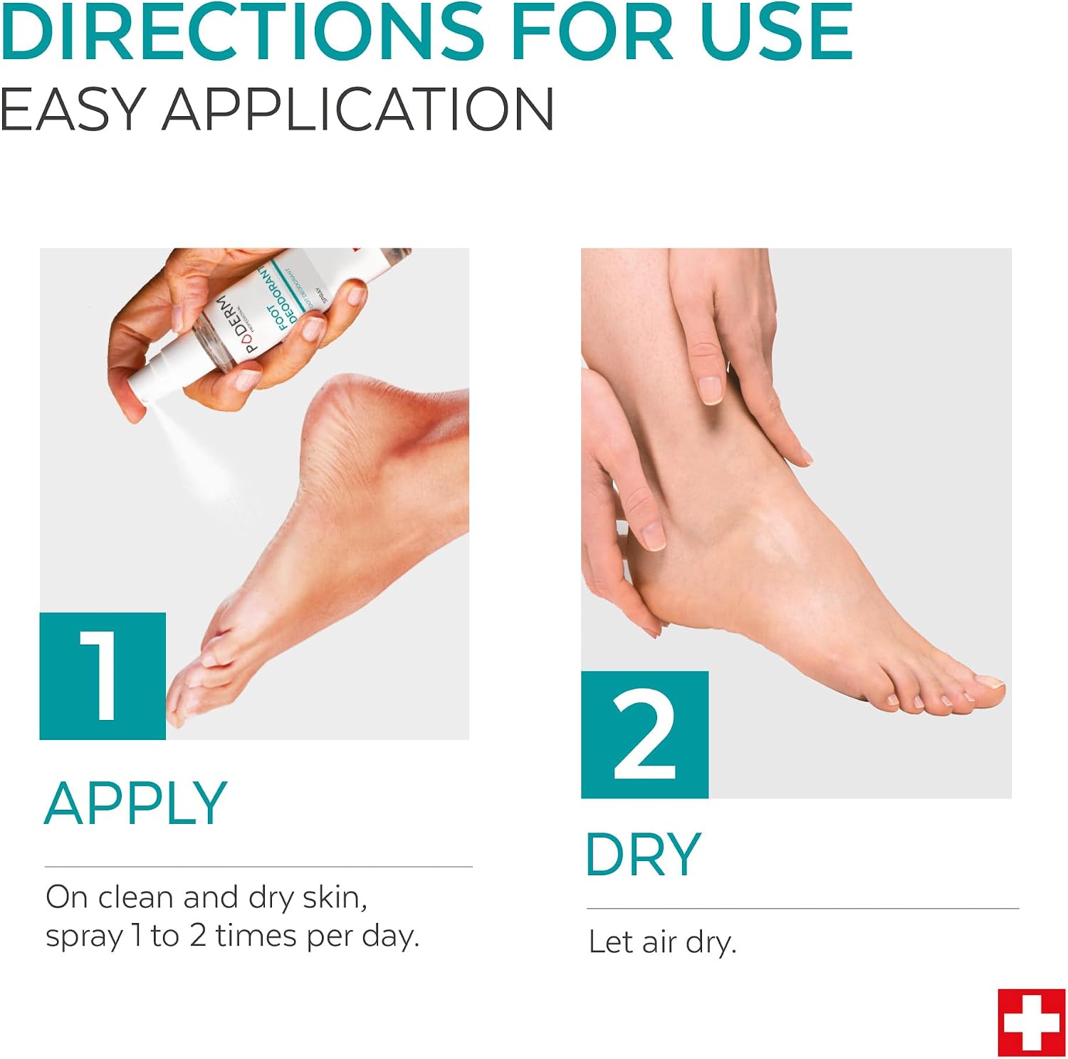 Thumbnail 3 de PODERM Athlete's Foot Treatment Spray 3-in-1
