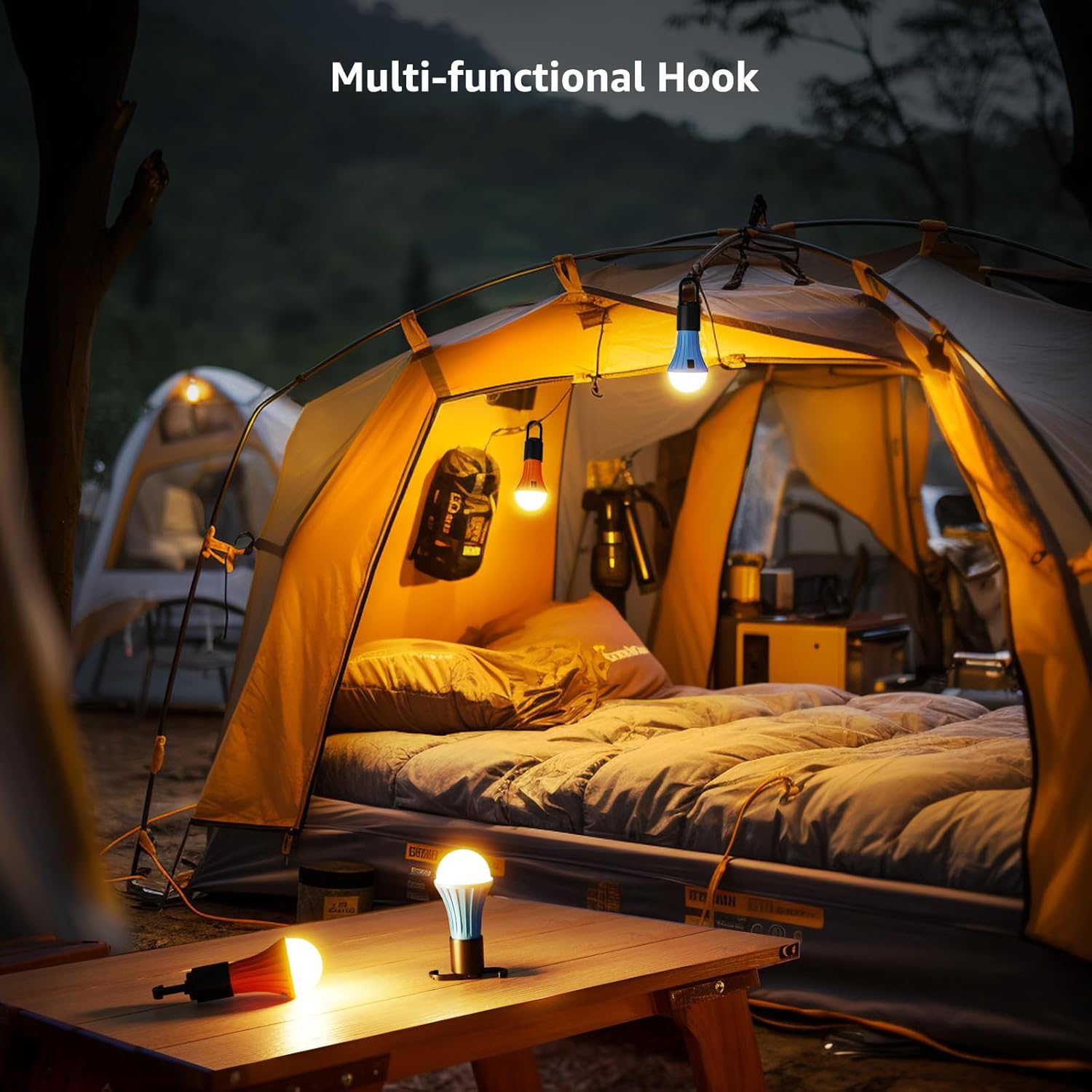 Detalle 2 de Lepro rechargeable camping light 75 g