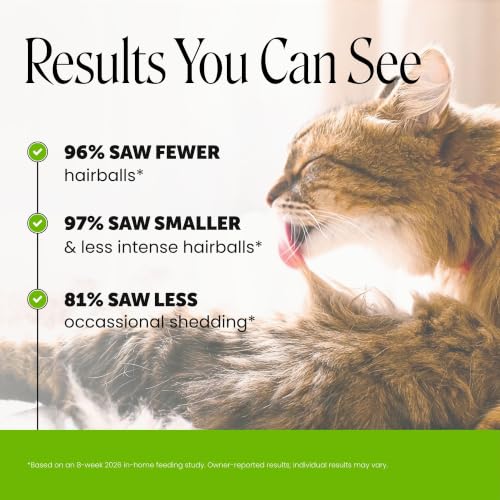 Detalle de Pet Honesty Cat Hairball Remedy Treats: Dual Texture Crunchy Creamy Hairball Relief for Indoor Cats