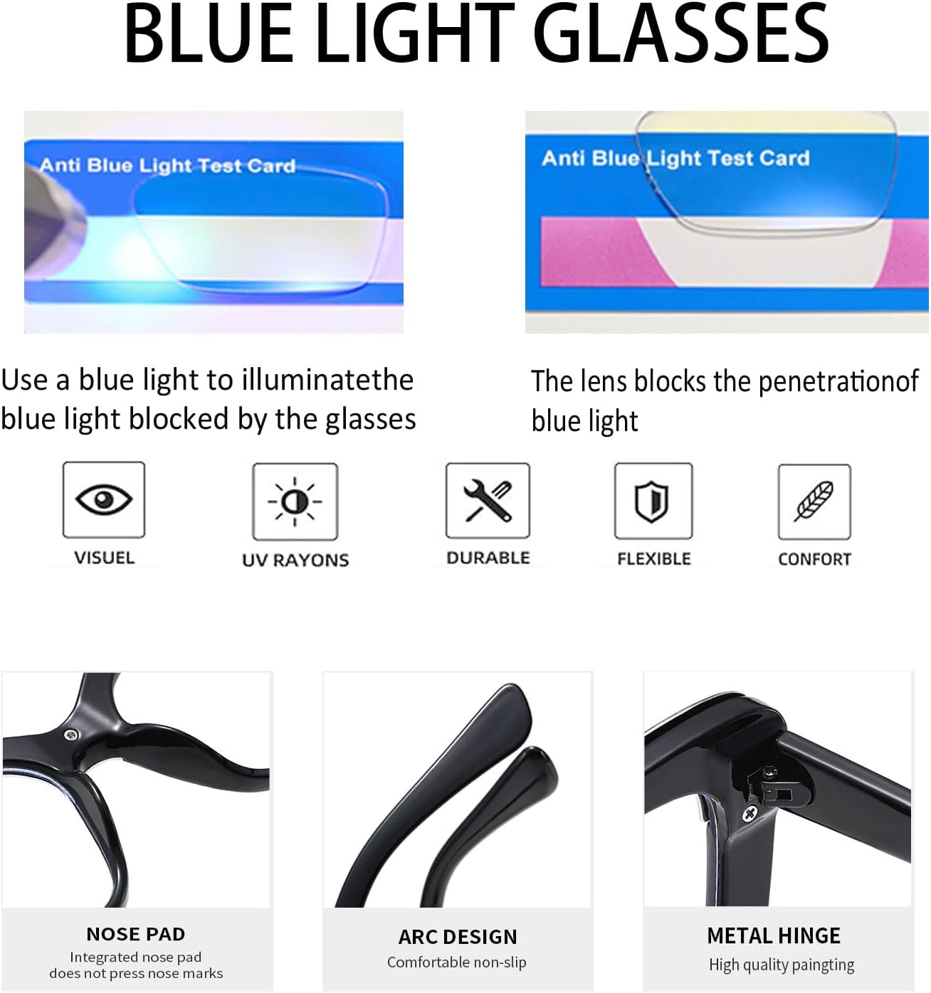 Thumbnail 2 de Long Keeper Rectangle Blue Light Blocking Glasses