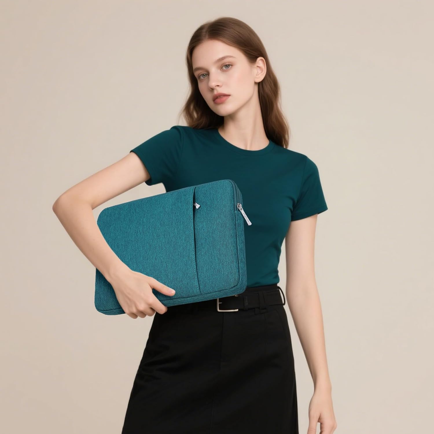 Thumbnail 6 de HYZUO Laptoptasche Set 13 Zoll, Dunkelgrün