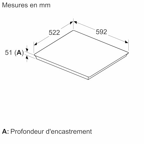 Thumbnail 6 de Bosch PIE631HB1E Série 6 – Plaque à induction DirectSelect 60 cm
