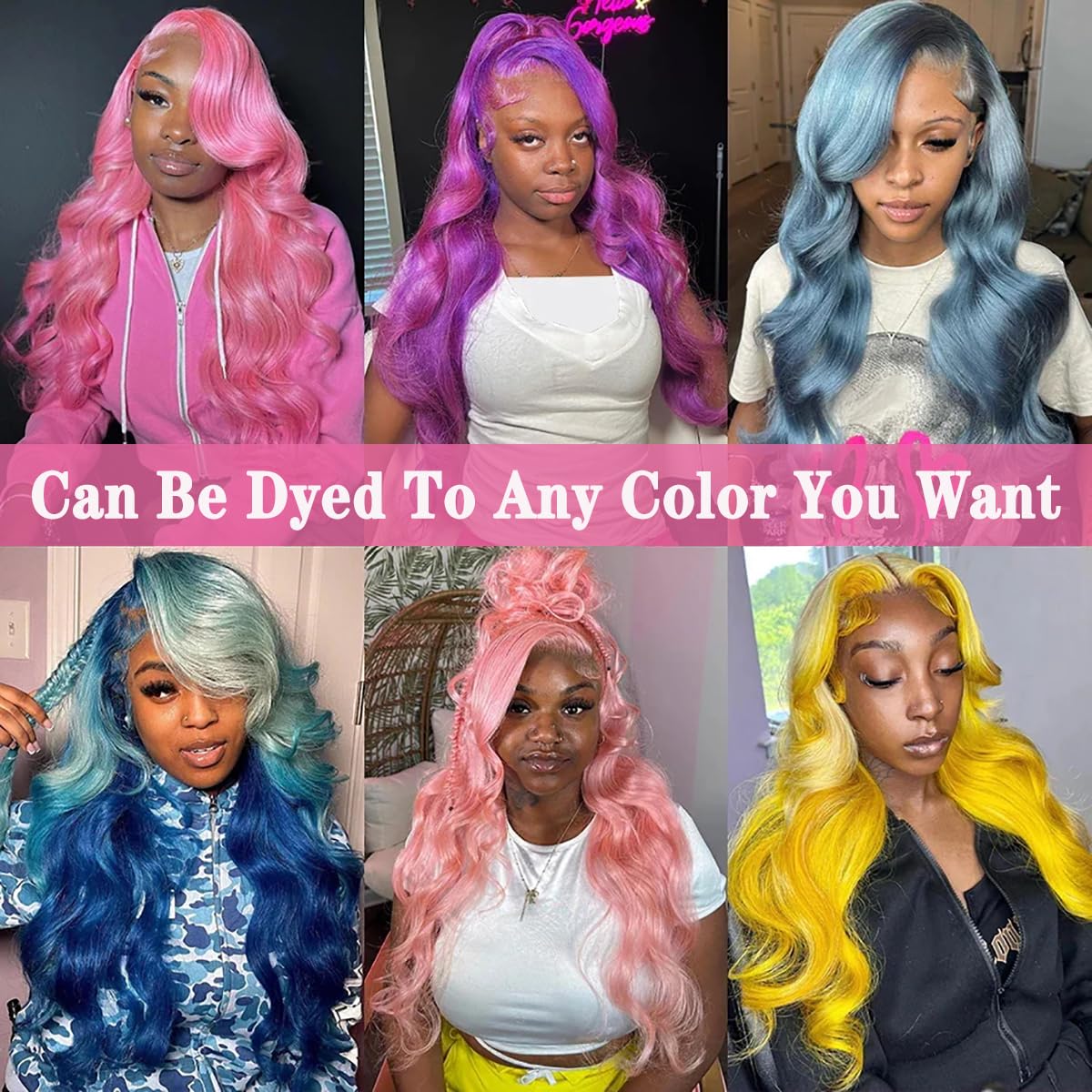 Detalle 2 de Jewhaut 613 13x6 Lace Front Wig Human Hair 28 Inch Body Wave Blonde 613 HD Transparent Lace Frontal Wig