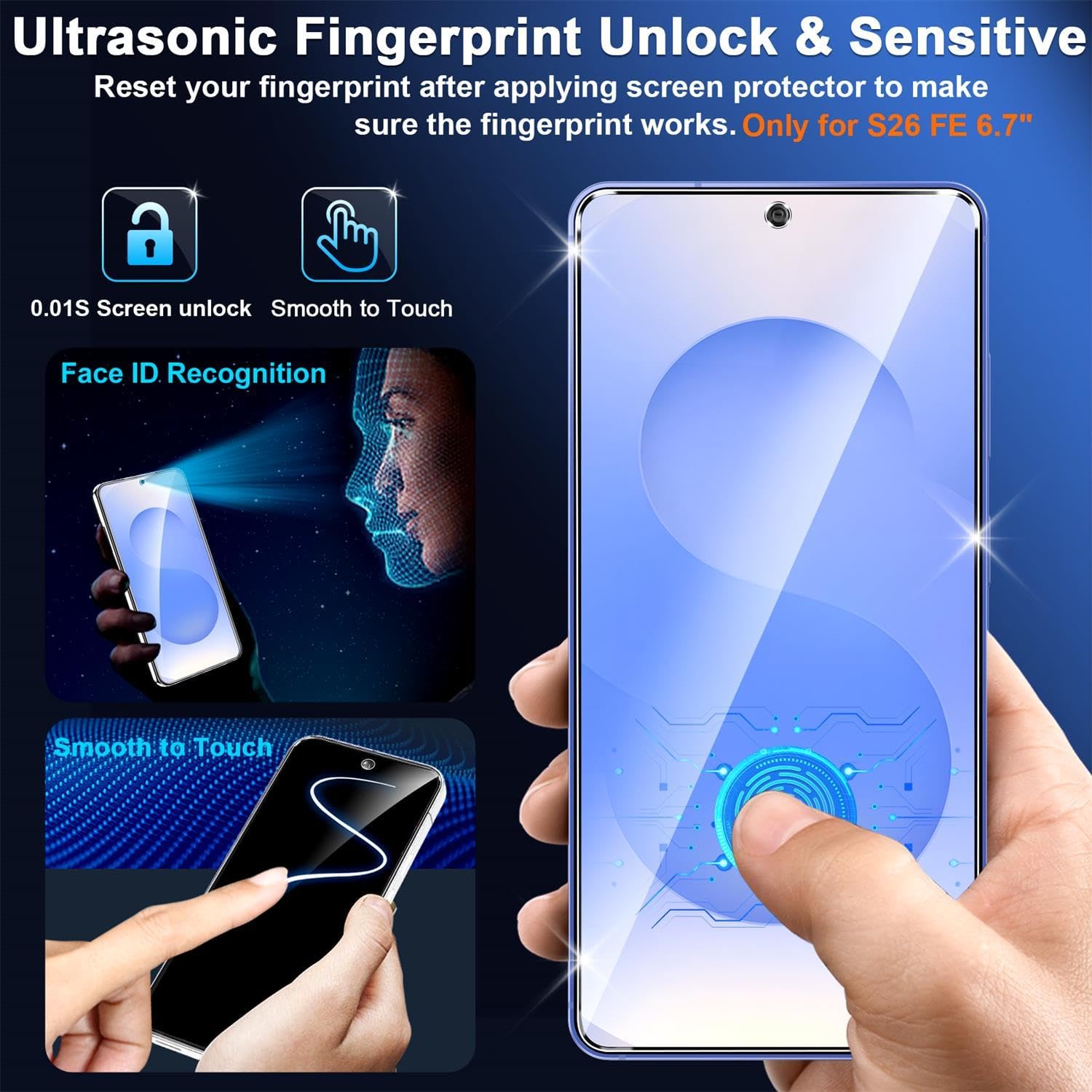 Thumbnail 6 de Firtstnow Screen Protector Set for Galaxy S26 FE