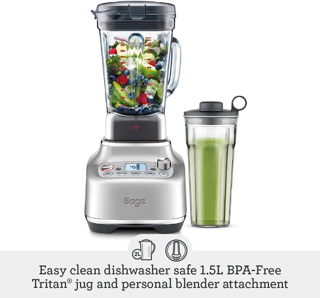 Thumbnail 3 de Sage The Super Q Quick and Quiet Blender – 2400 W with 12 speeds, 2 L jug and 700 ml smoothie cup