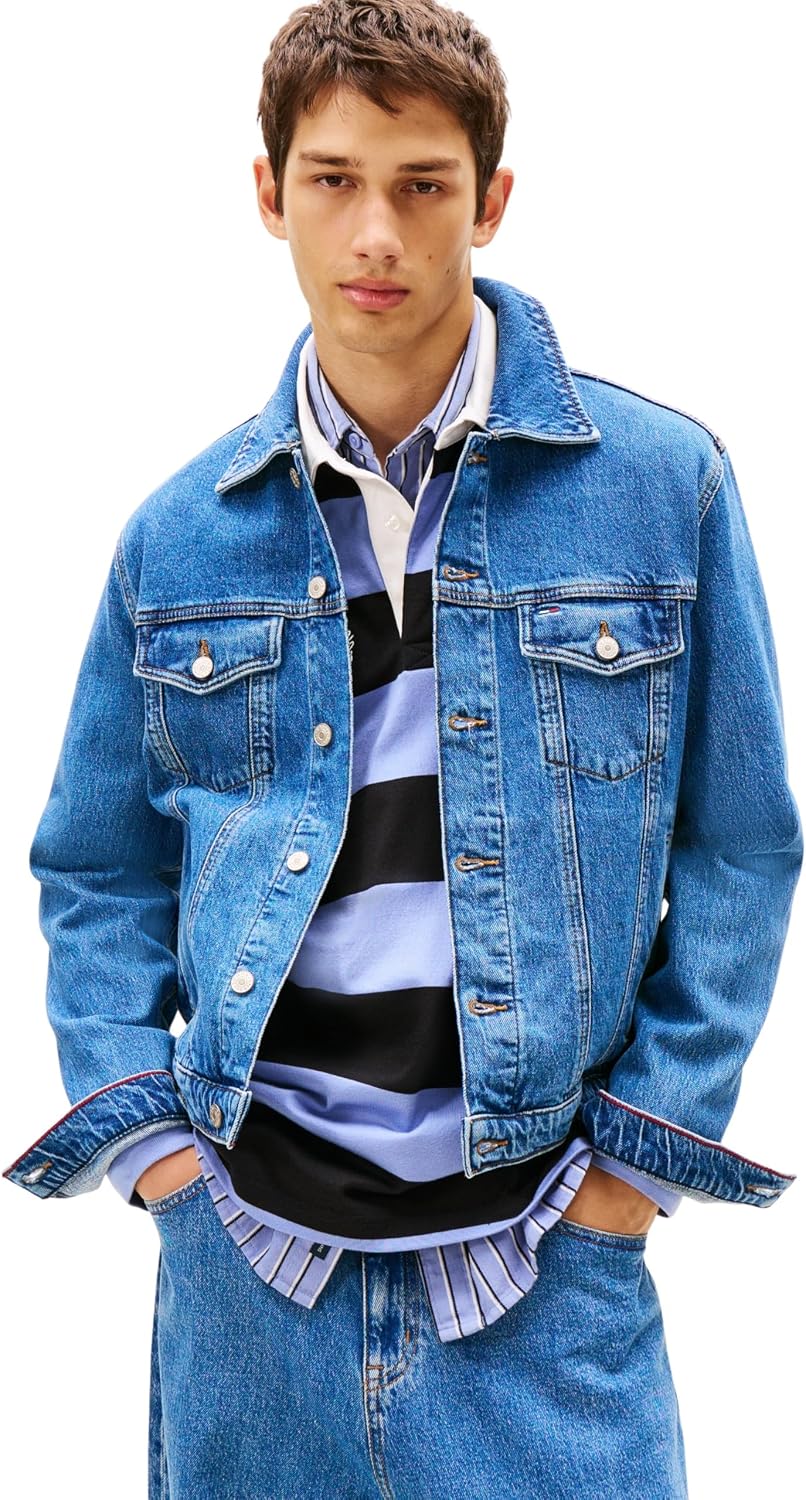 Detalle de Tommy Jeans Ryan Giacca Trucker unisex