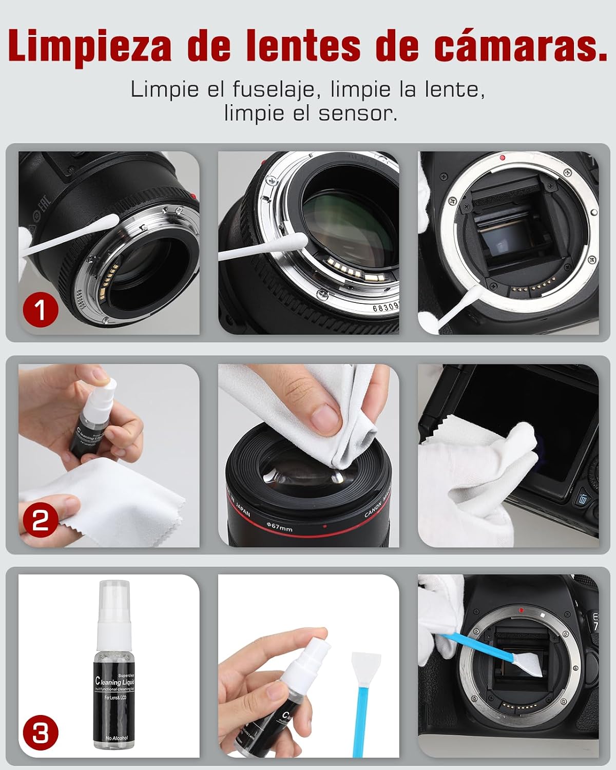 Detalle de Kits Limpieza Cámara Reflex 49 en 1