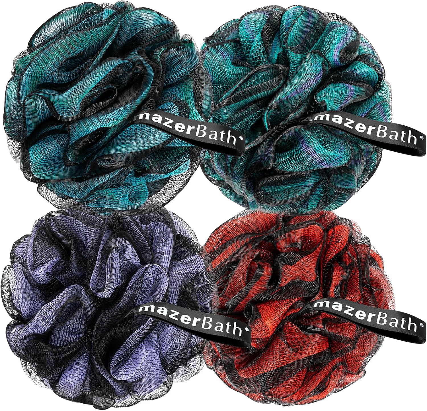 Detalle de AmazerBath PE Shower Loofah Set