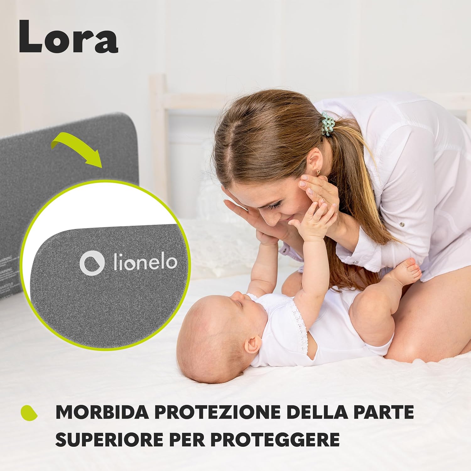 Thumbnail 3 de LIONELO Lora Sponda Letto Portatile per Bambini – barriera sicura, pieghevole e inclinabile