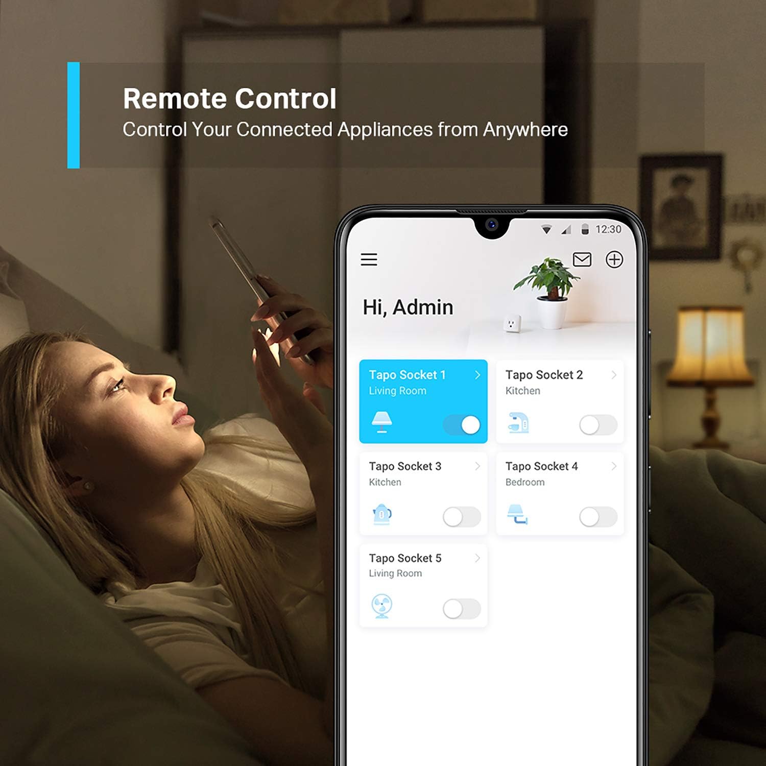Detalle 1 de TP-Link Tapo P100 4-pack smart plug