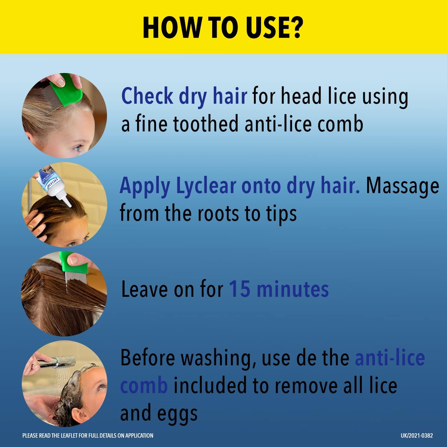 Thumbnail 2 de Lyclear Original 200 ml head lice treatment shampoo