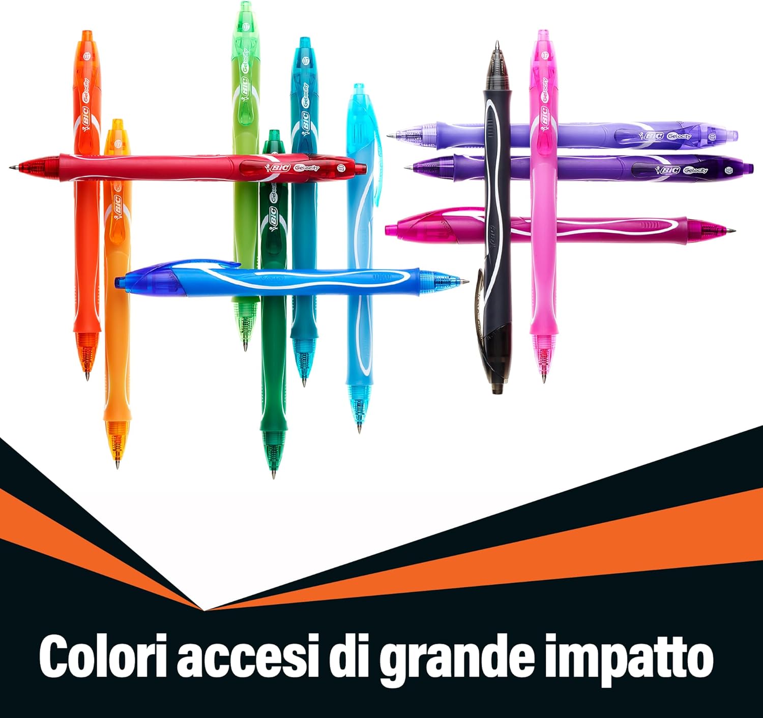Thumbnail 3 de BIC Intensity Quick Dry Penne Gel Blu 0,7mm
