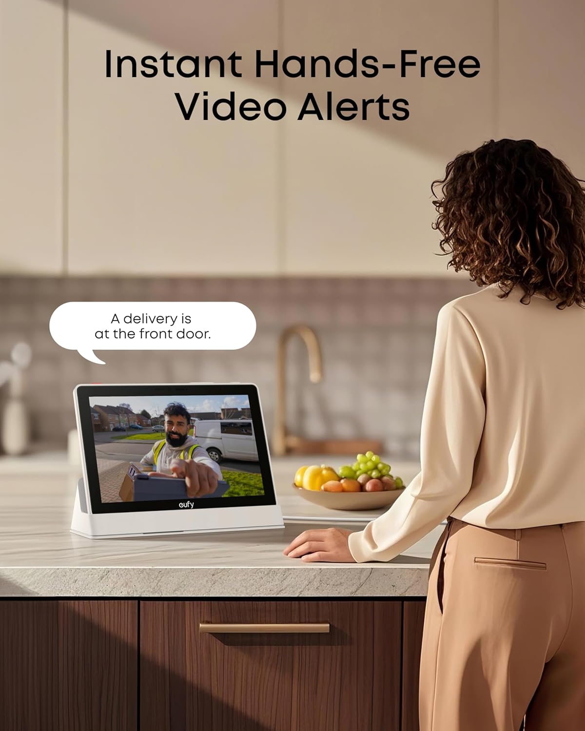 Thumbnail 2 de eufy Smart Display E10 (8-inch) Smart Home Hub with live alerts and four-view screen