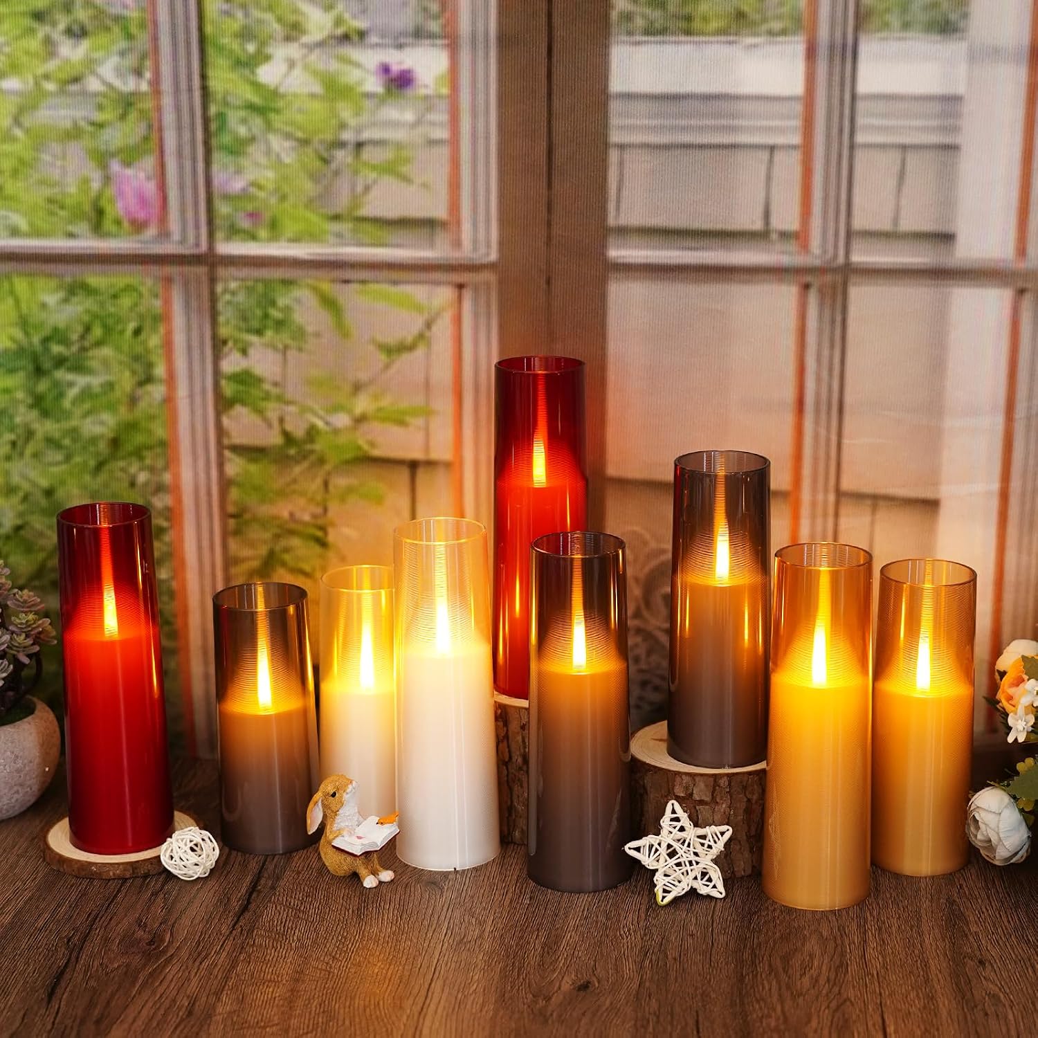 Thumbnail 5 de Kakoya Flameless LED Candles 7-Piece Set