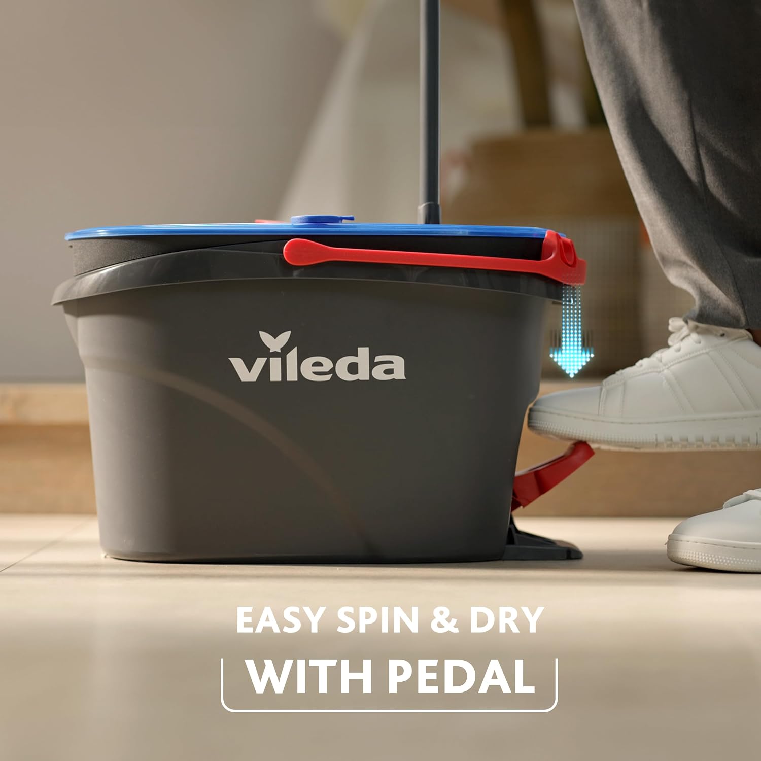 Thumbnail 2 de Vileda H2PrO Spin Mop and Bucket Set with Dual Tanks