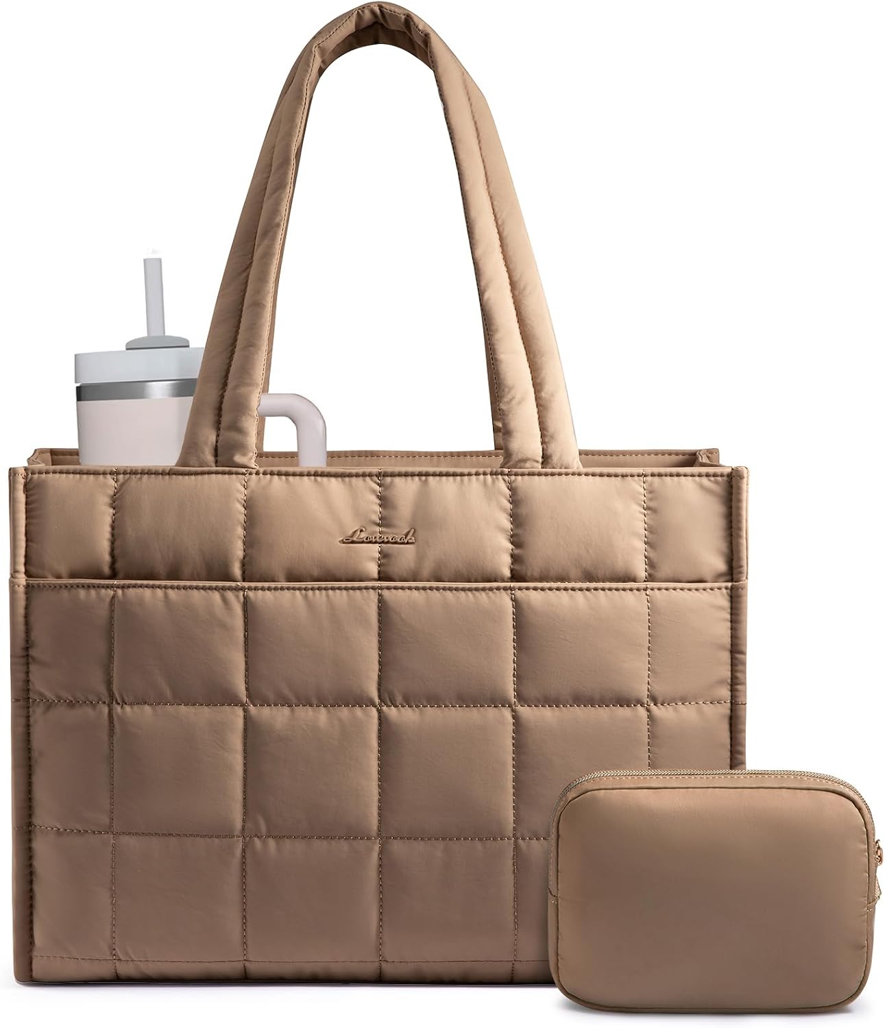 Thumbnail 6 de LOVEVOOK Damen Shopper-Tasche mit gepolsterter Laptoptasche bis 15,6 Zoll (0,6 kg, 25L)