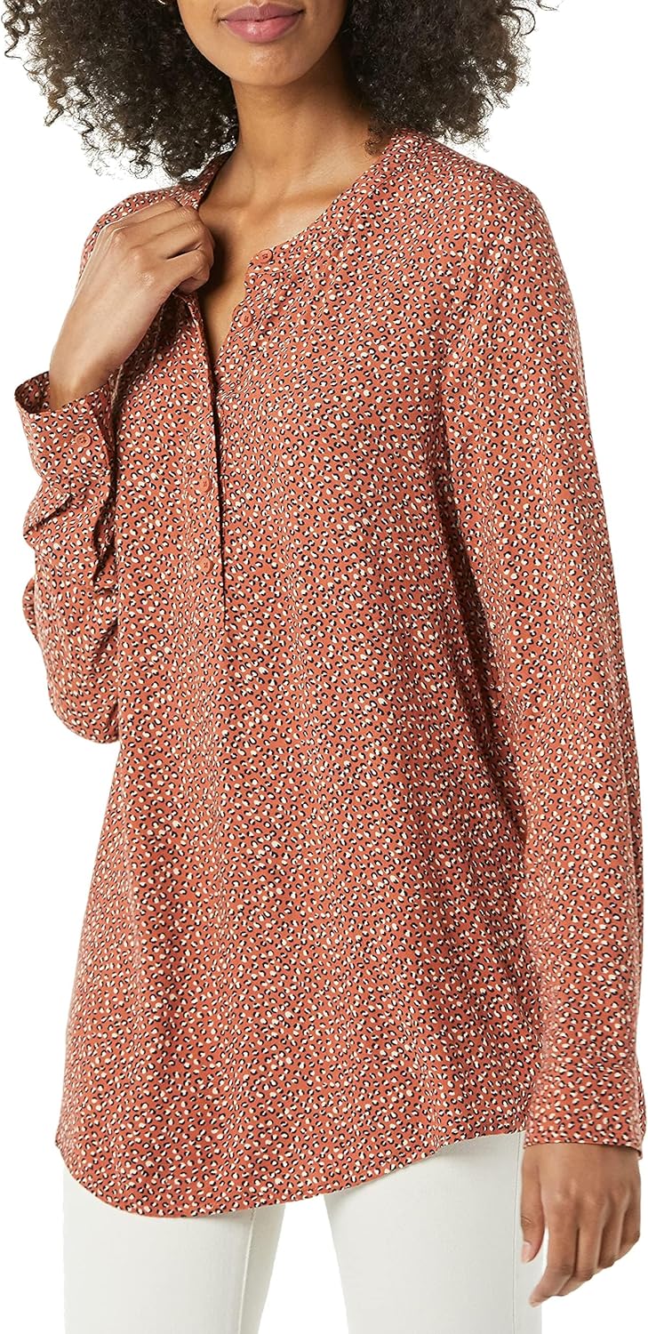Thumbnail 6 de Amazon Essentials Women’s Long-Sleeve Woven Blouse – relaxed fit in 100% viscose