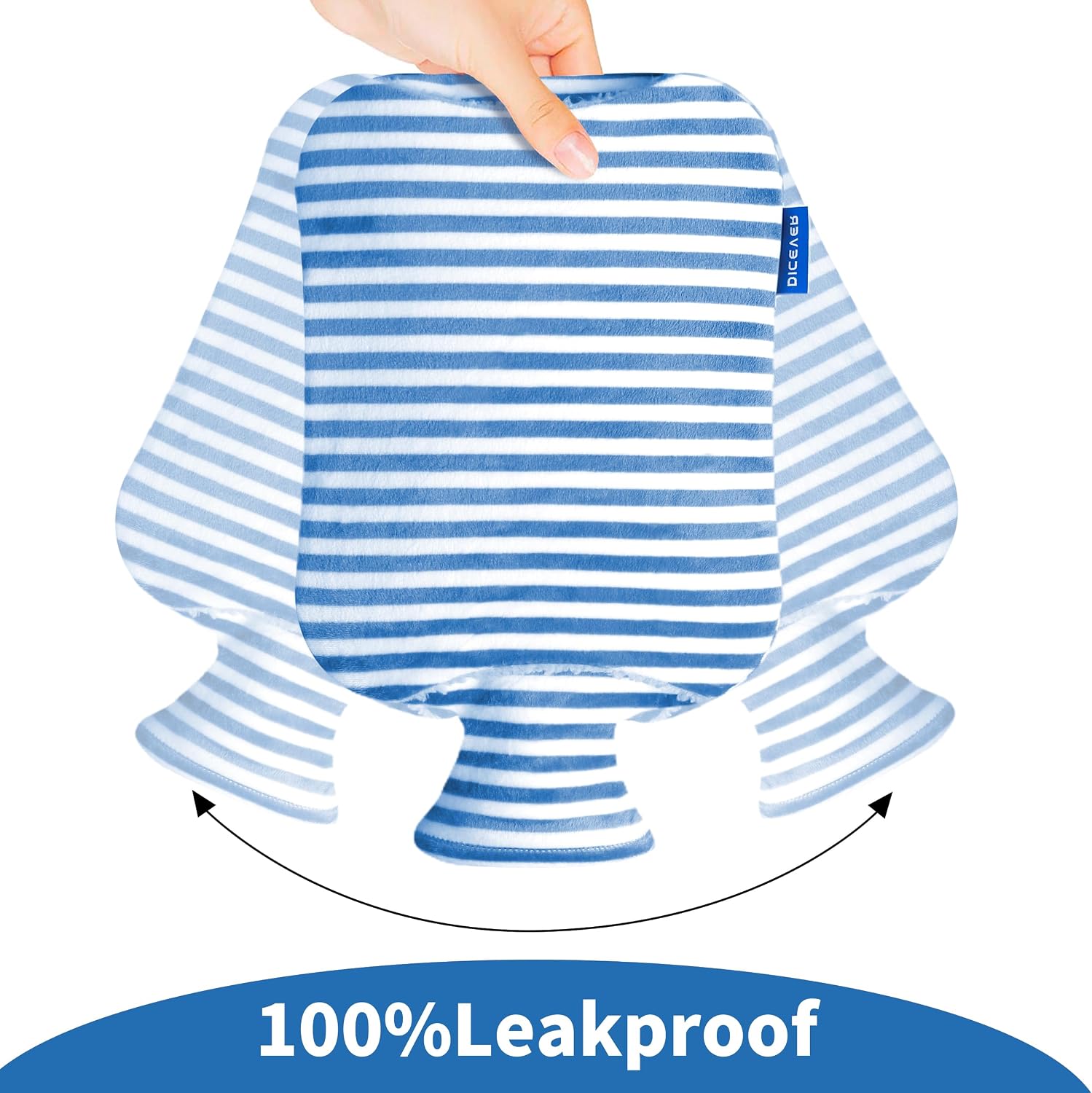 Detalle 2 de DICEVER 2 L Hot Water Bottle with Cover, Hand Pocket and Hot or Cold Use