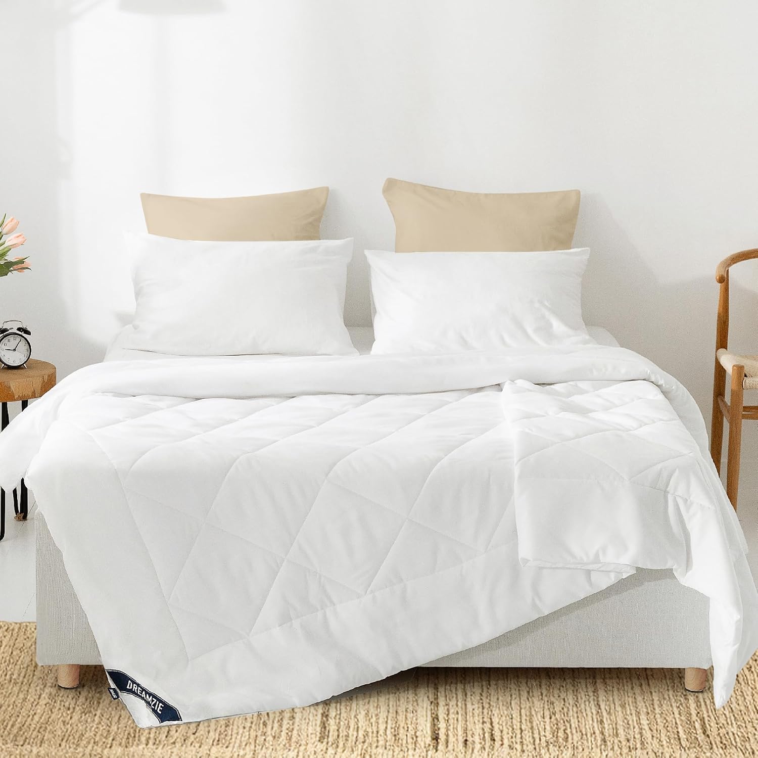 Detalle 2 de Dreamzie kołdra letnia 260 × 240 cm z mikrofibry, wypełnienie 150 g/m²