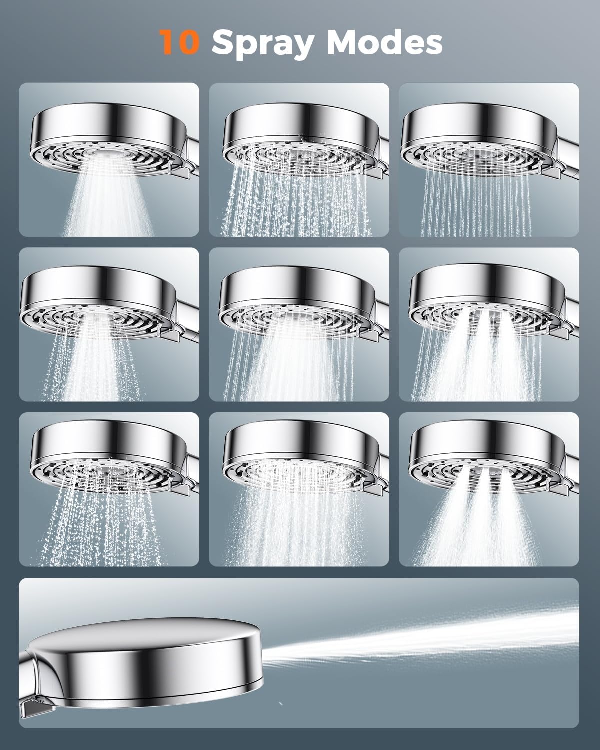 Thumbnail 2 de Razime Shower Head and Hose with 25‑Stage Hard Water Filtration
