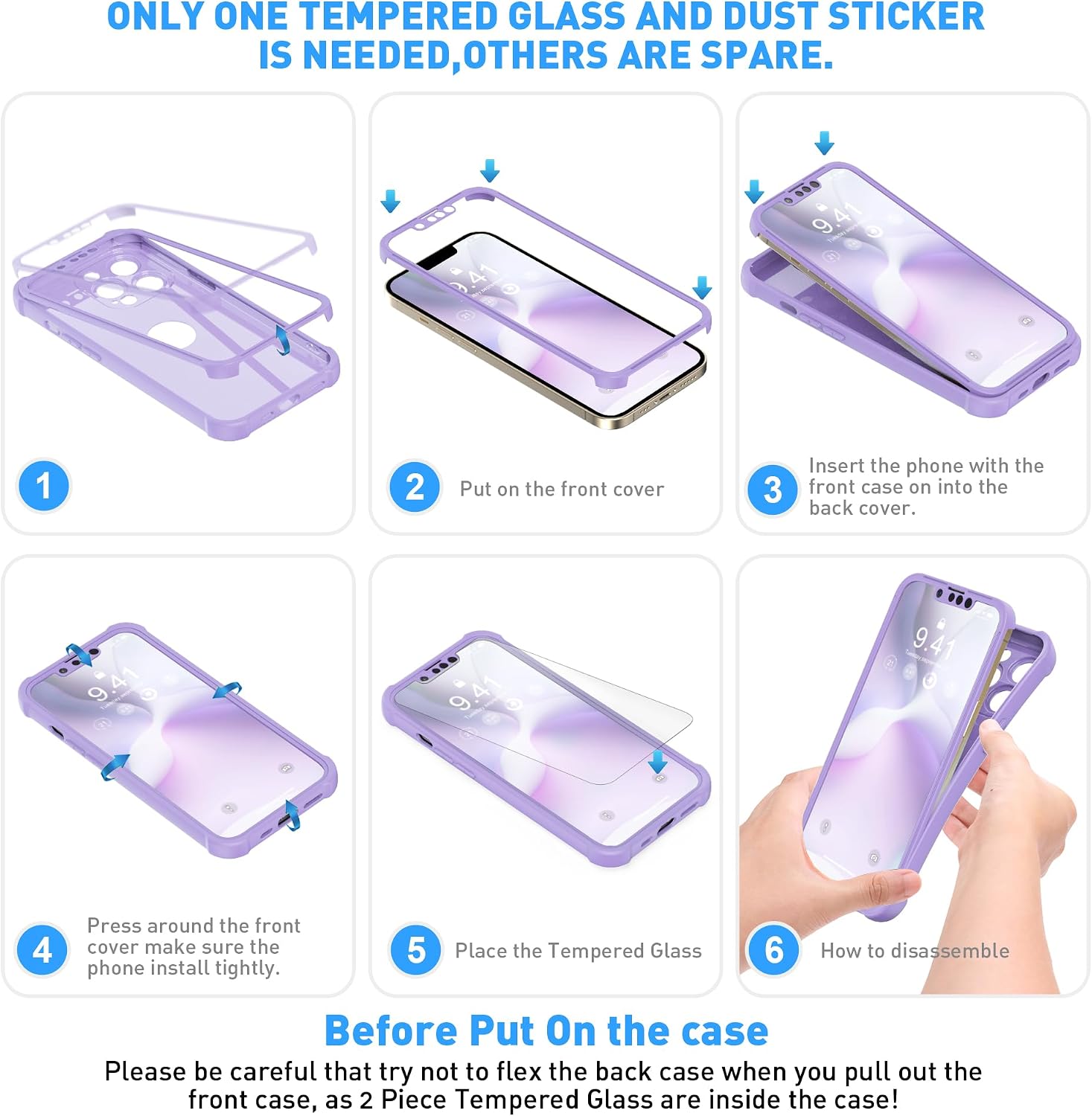 Thumbnail 5 de ORETECH iPhone 13 Pro Max Case Lilac