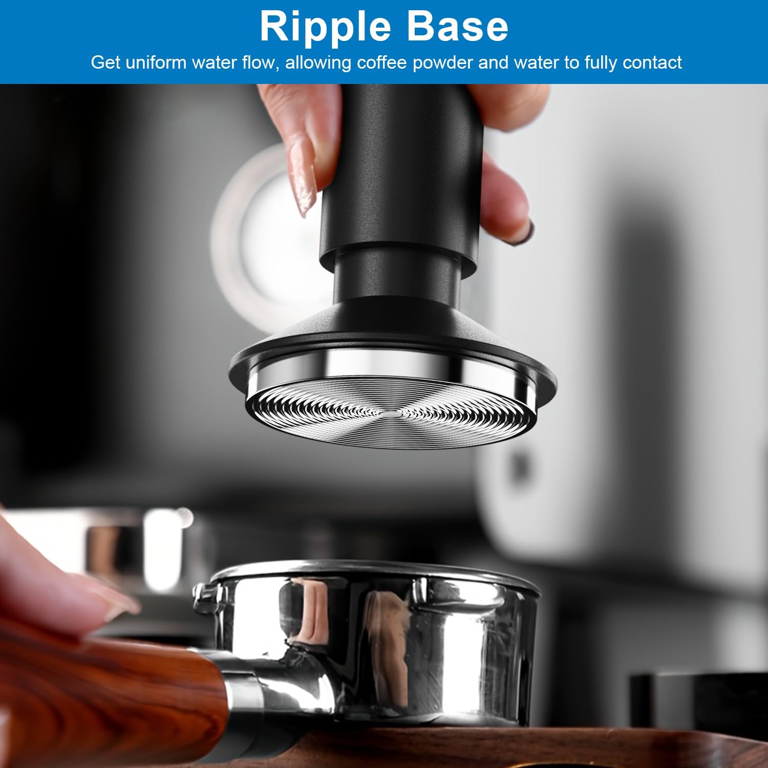 Detalle de XIXUBX Espresso Tamper and WDT Tool, 58.35 mm