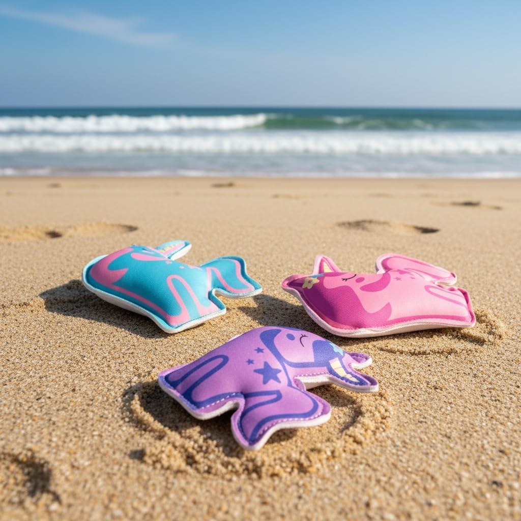 Thumbnail 1 de NEO-SPLASH Tauchtiere für Kinder – 3er-Set Neopren-Tauchspielzeug (Unicorn)