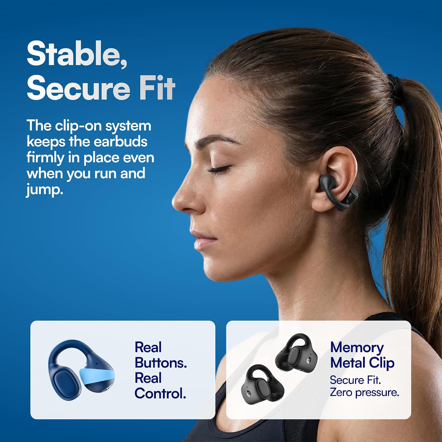 Thumbnail 4 de Raycon Everyday Clip On Earbuds - Open Ear Headphones with 30-Hour Battery