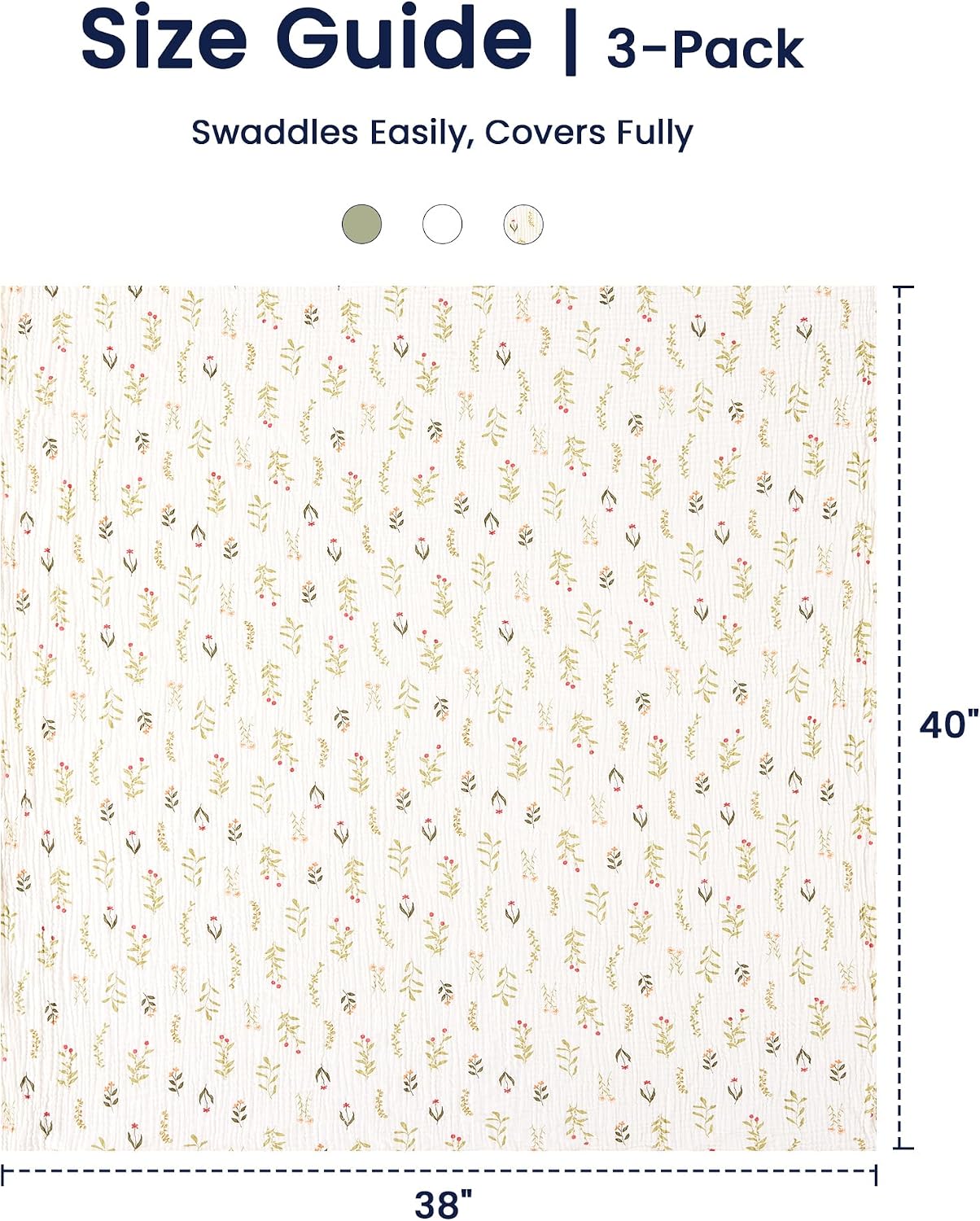 Thumbnail 5 de EXQ Home Muslin Swaddle Blankets, Cotton