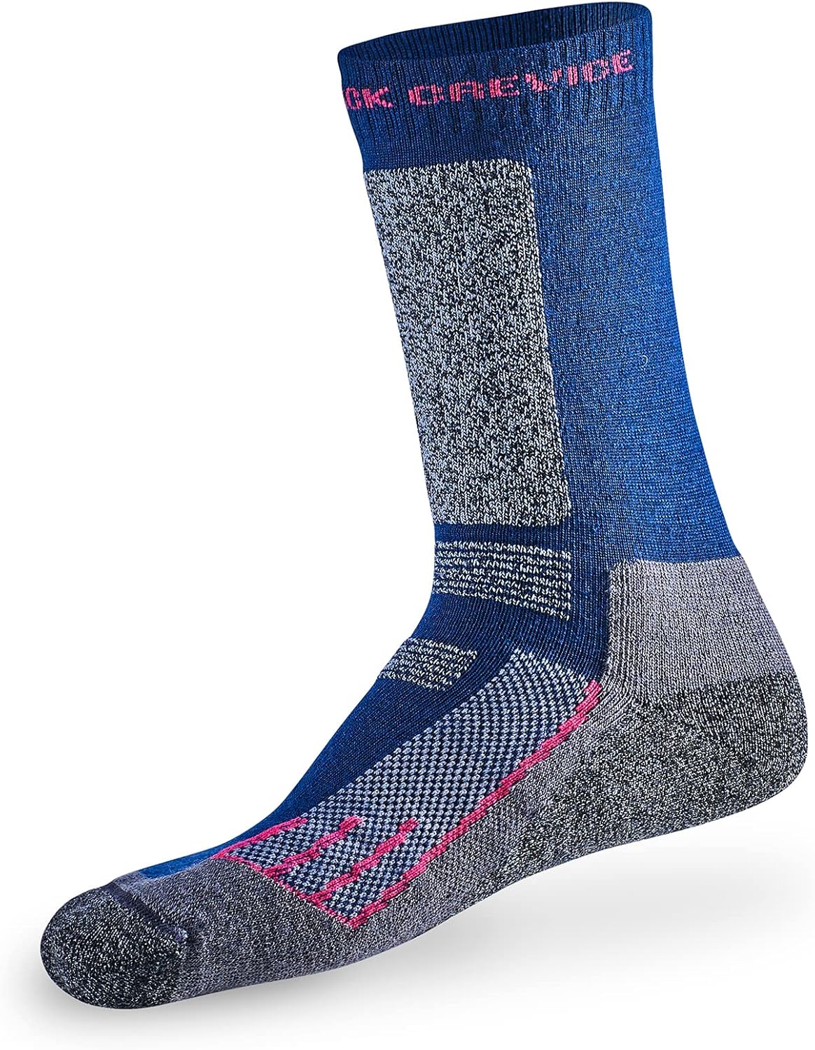 Detalle de Black Crevice Merino Outdoorsocken Calzini da Outdoor Unisex-Adulto