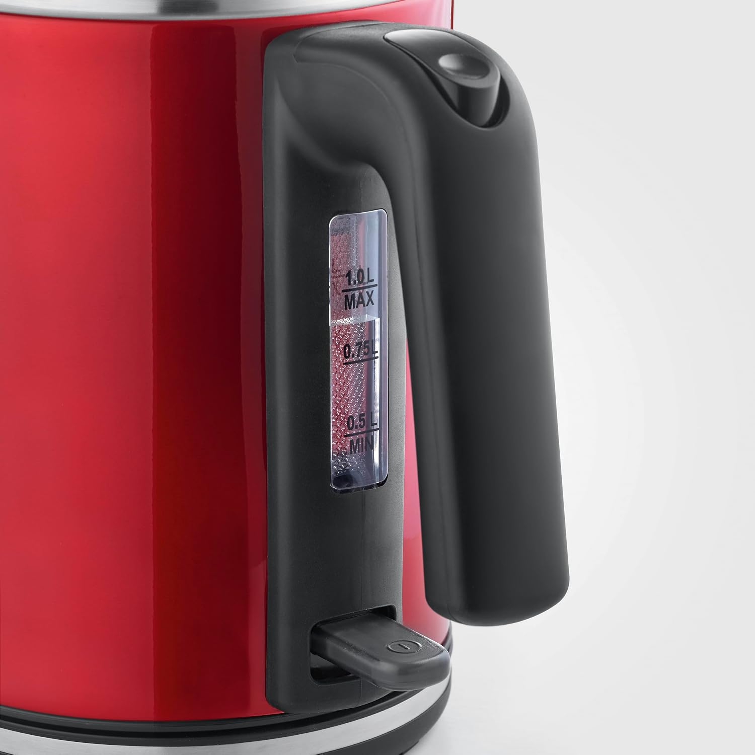 Thumbnail 6 de Severin Elektrischer Wasserkocher 1L mit Kalkfilter, Edelstahl, 2400W – rotes Design, XXL-Öffnung