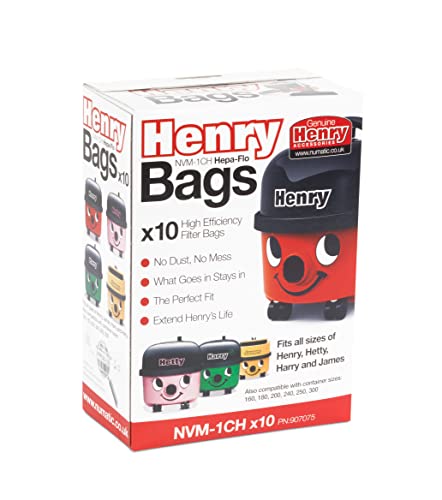 Detalle de Henry Genuine NVM-1CH HepaFlo Vacuum Bags, Pack of 10