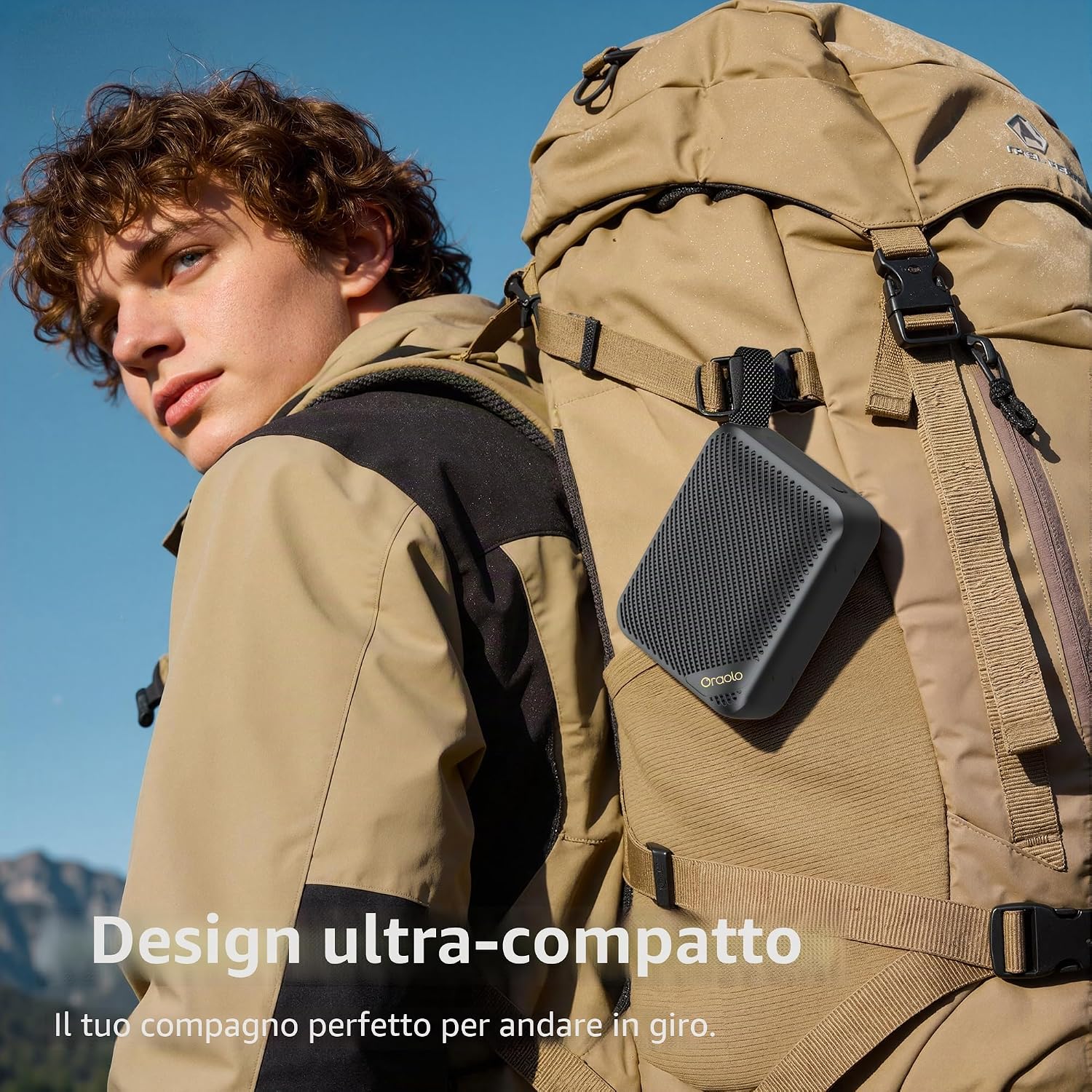 Detalle de Oraolo Cassa Bluetooth Portatile: mini altoparlante IPX7, design compatto con TWS e 20 ore di autonomia