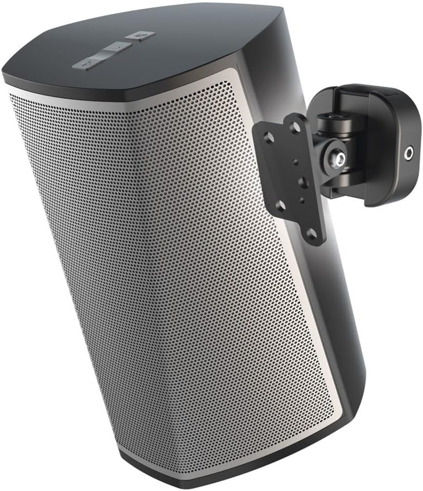 Thumbnail 5 de Hama Lautsprecher-Wandhalterung universal: neigbar, schwenkbar (schwarz)