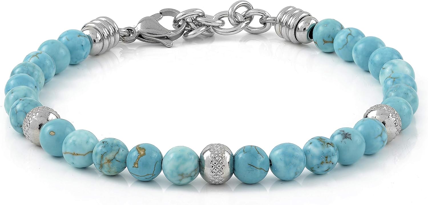 Detalle 2 de 10:10 Bracciale con pietre 6 mm 🪶