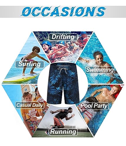Detalle 2 de APTRO MK288 Men’s Swim Trunks: Big and Tall Quick-Dry Board Shorts