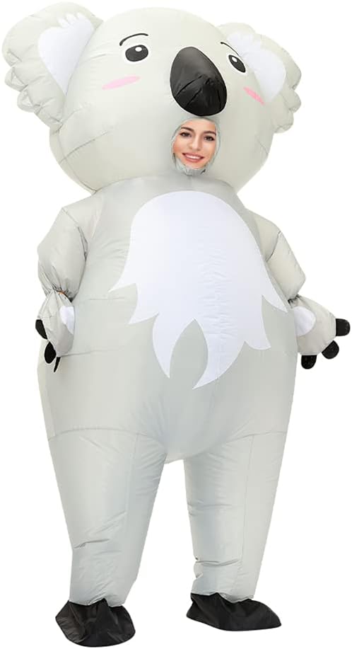 Detalle de Arokibui aufblasbares Kostüm Blow up Outfit – lustiges Kostüm für Halloween, Weihnachten und Festivals