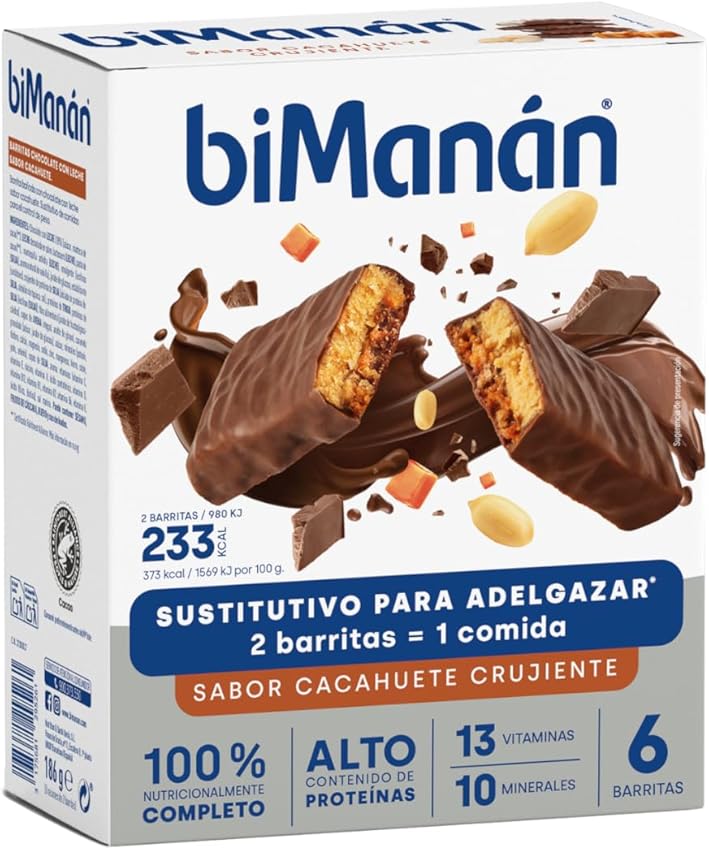 Thumbnail 5 de BIMANÁN BESLIM Barritas sustitutivas Chocolate Fondant 30 uds 🍫