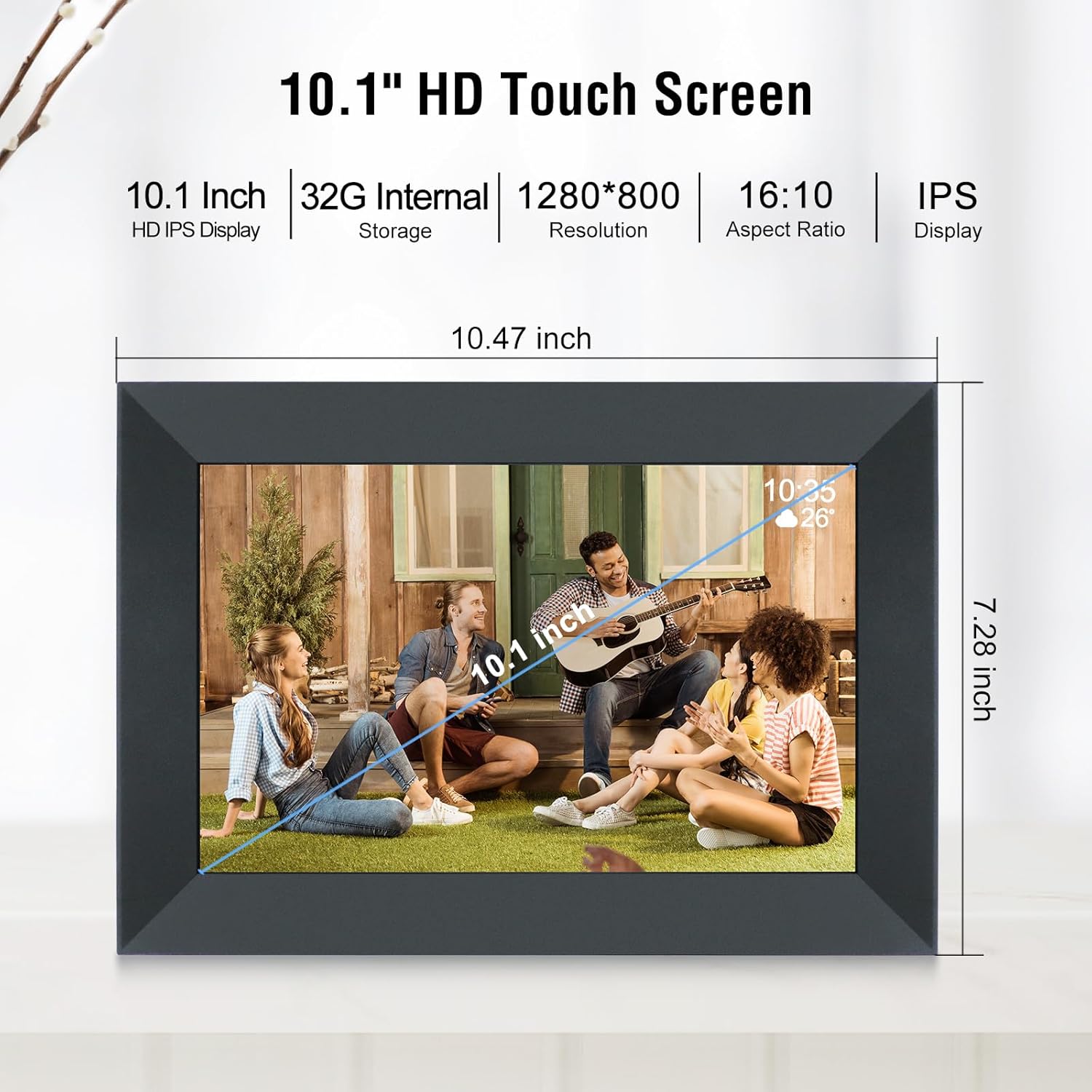 Thumbnail 1 de TSITSC Digital Photo Frame 10.1-inch