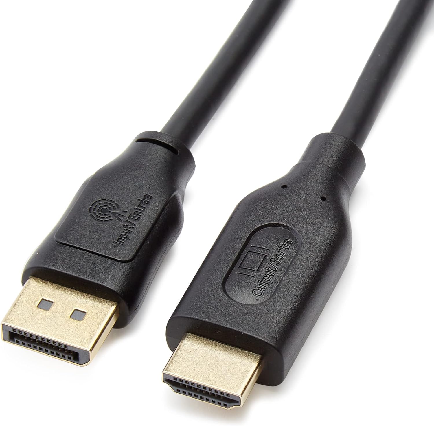 Detalle 2 de Amazon Basics Cable DisplayPort a HDMI 1,83 m
