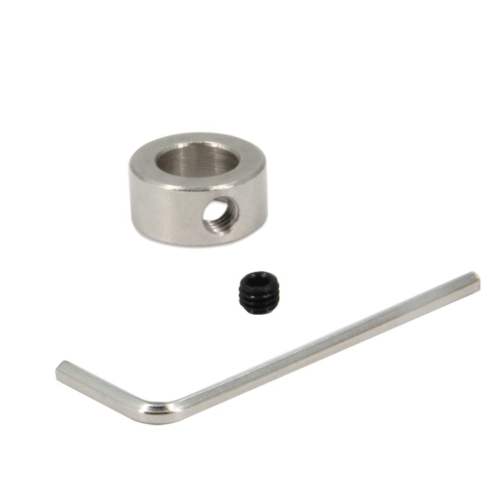 Detalle 2 de Zeberoxyz 10PCS/Pack 10mm Shaft Lock Collar (T10) – Stainless Steel