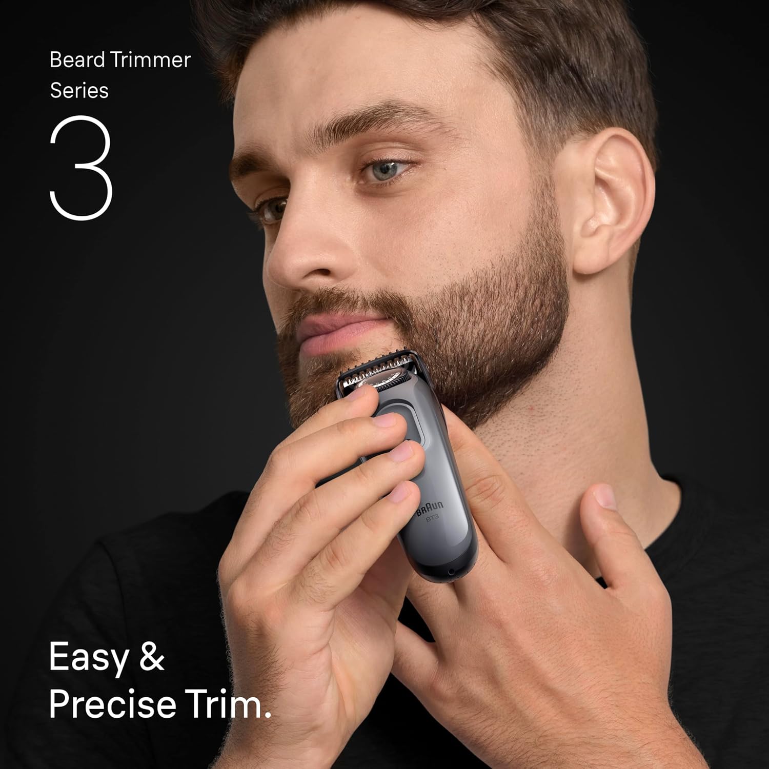 Detalle 2 de Braun Beard Trimmer Series 3 BT3525 with 4 styling tools 40 lengths