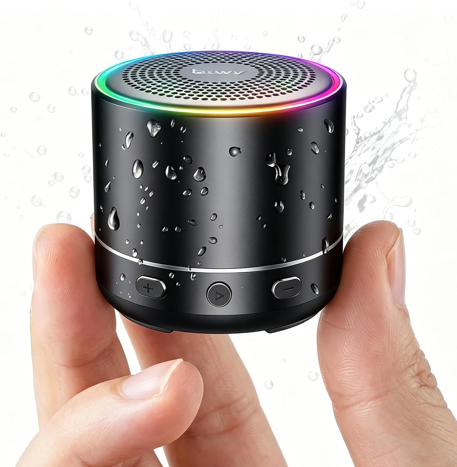 Detalle de Bluetooth Speaker G7 Mini: Compact, Waterproof, and RGB‑Lit for Anywhere You Go